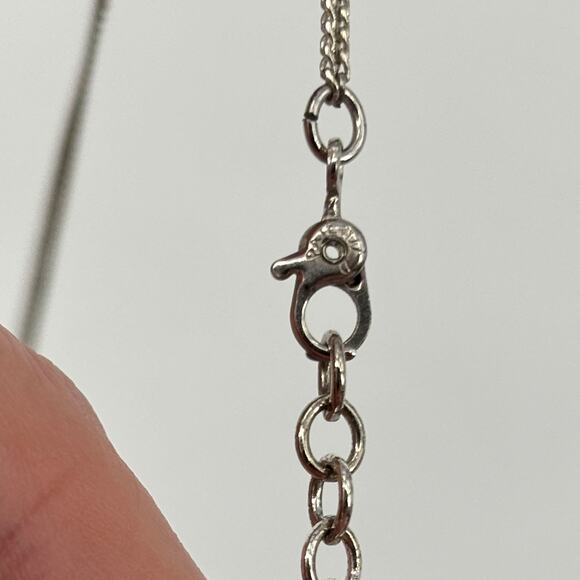 Monet Vintage Green Beaded‎ Double Strand Necklace – 18" Signed Silver-Tone - Picture 6 of 6